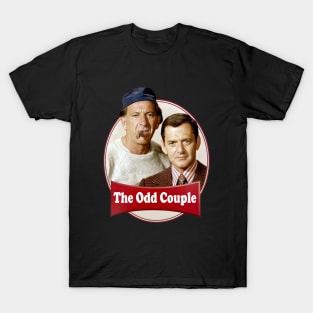 Oscar Madison And Felix Unger || The Odd Couple - TV Show 1970 T-Shirt